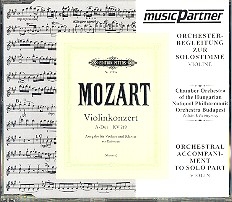 Konzert A-Dur KV219 fr Violine und Orchester CD mit der Begleitung zur Solostimme