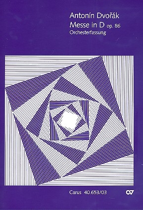 Messe D-Dur op.86 in der Orchesterfassung fr Soli, Chor und Orchester Klavierauszug