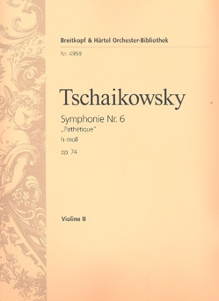 Sinfonie h-Moll Nr.6 op.74 fr Orchester Violine 2