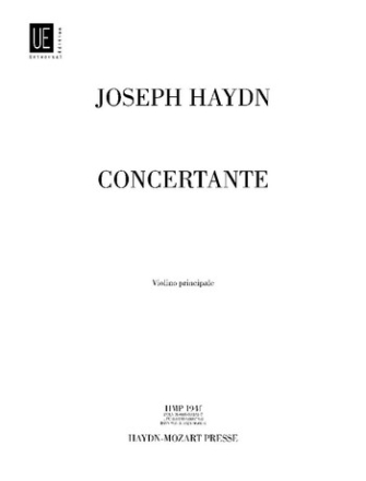 Sinfonia concertante Hob.I:105 fr Oboe, Fagott, Violine, Violoncello und Orchester,  Violine solo