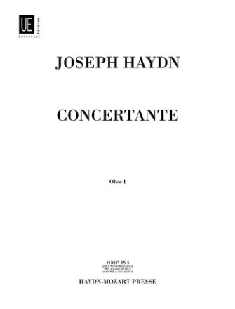 Sinfonia concertante Hob.I:105 fr Oboe, Fagott, Violine, Violoncello und Orchester,   Harmonie