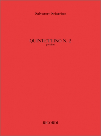 QUINTETTINO NO.2 PARTITURA E 5 PARTE