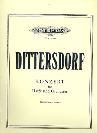 Konzert A-Dur fr Harfe und Orchester Harmoniestimmen