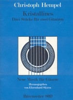 KRISTALLINES FUER 2 GITARREN, 2 SPIELPARTITUREN (1977/78)