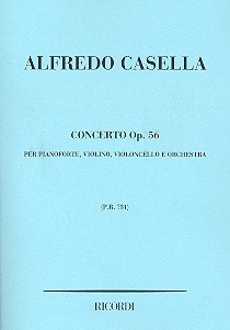 Concerto op.56 per pianoforte, violino, violoncello e orchestra partitura