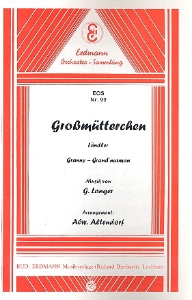 Gromtterchen op.20: fr Salonorchester