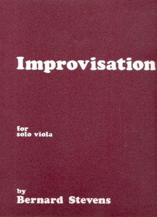 Improvisation op.48 for solo viola