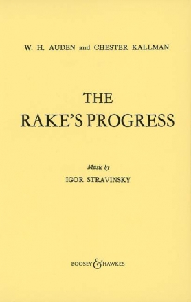 Der Wstling (The Rake's Progress)  Textbuch/Libretto