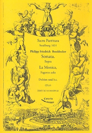 Sonata sopra La Monica fr Fagott und Bc