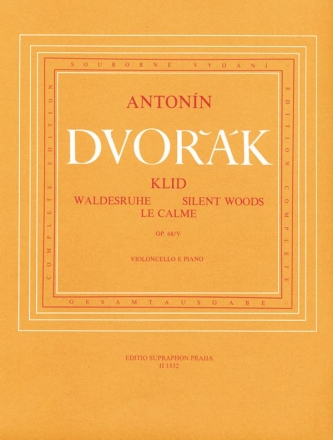 Waldesruhe op.68,5  fr Violoncello und Klavier
