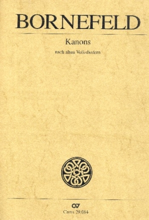 21 Kanons nach alten Volksliedern fr 2-4 gemischte Stimmen