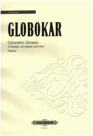 Concerto grosso fr 5 Solisten, 23 Spieler und Chor Studienpartitur (Groformat)