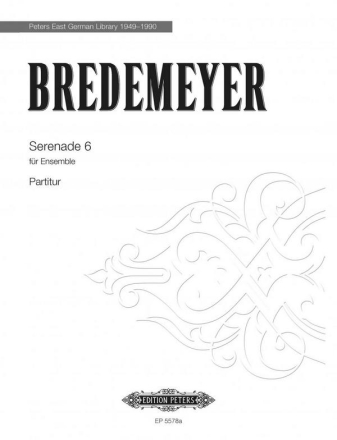 Serenade 6 fr Flte, Oboe, Streichquartett, Klavier und Schlagzeug Partitur