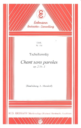 CHANT SANS PAROLES FUER SALONOR- CHESTER, OP. 2:3 PARTITUR+STIMMEN