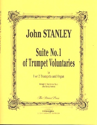 Suite no.1 of Trumpet Voluntaries D major for 1-2 trumpets and organ