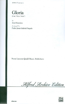 Gloria from Misa criolla for mixed chorus and piano score (sp/en)