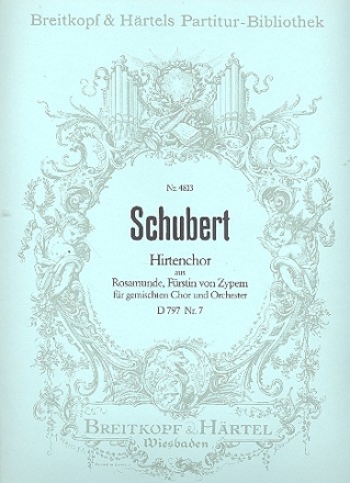 Hirtenchor D797,7 fr gem Chor und Orchester Partitur (dt)