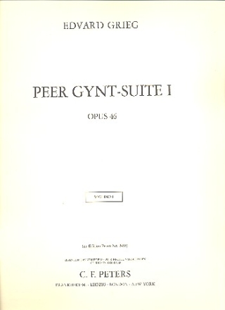 Peer-Gynt-Suite Nr.1 op.46 fr Orchester Violine 1