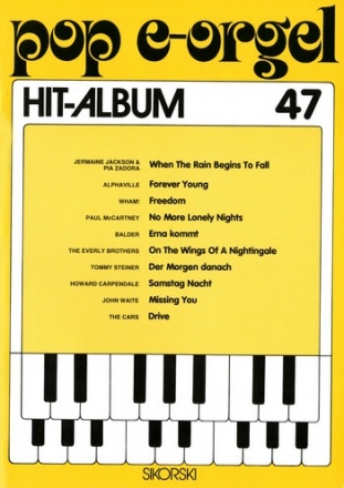 Pop E-Orgel Hit-Album Band 47