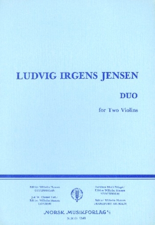 Duo for 2 violins score
