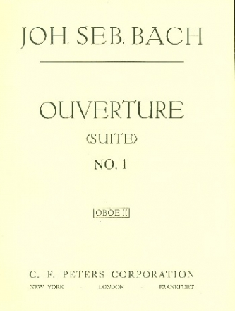 Ouvertre C-Dur BWV1066 fr Orchester Oboe 2