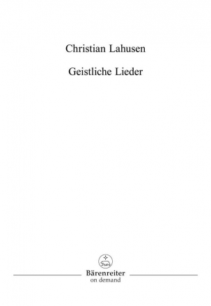 Geistliche Lieder  Liederbuch