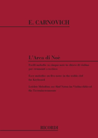 L'ARCA DI NOE per pianoforte