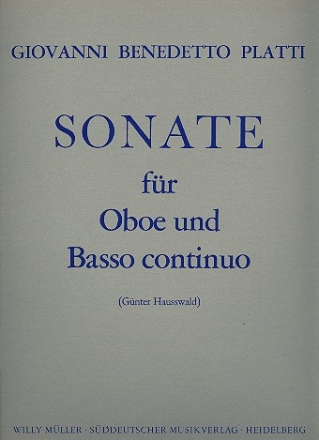 Sonate fr Oboe und Bc