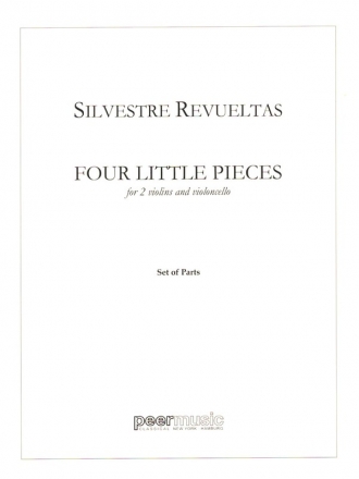 Four little Pieces for 2 violins and violoncello parts