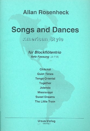 Songs and Dances American Style fr 3 Blockflten (ATB) Spielpartitur