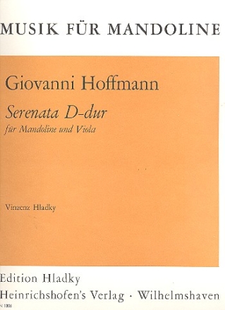 Serenata D-Dur fr Mandoline und Viola Spielpartitur