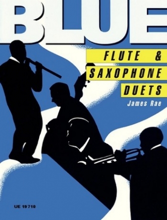 Blue flute and saxophone duets