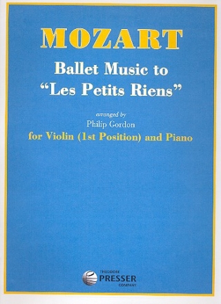 Ballet Music to les petits riens for violin (1. position) and piano