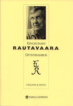 Dithyrambos op.55 fr Violine und Klavier