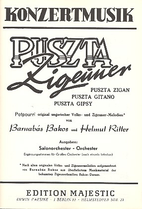 Puszta-Zigeuner fr Salonorchester Stimmen