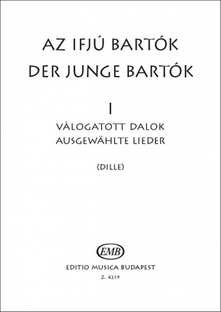 Der junge Bartok Band 1 - ausgewhlte Stcke fr Gesang und Klavier (ung/dt/slow)