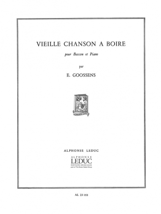 Vieille chanson a boire pour basson et piano