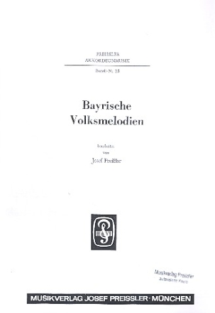 Bayrische Volksmelodien fr Akkordeon Verlagskopie