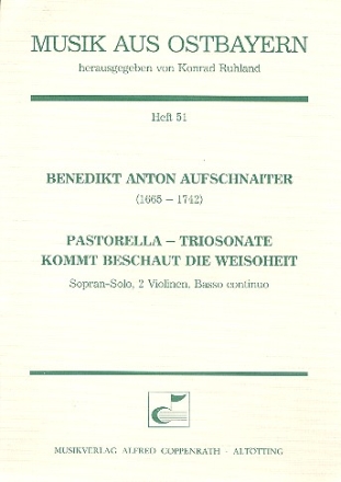 Pastorella-Triosonate fr Sopran, 2 Violinen und Bc