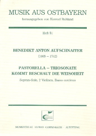 Pastorella-Triosonate fr Sopran, 2 Violinen und Bc