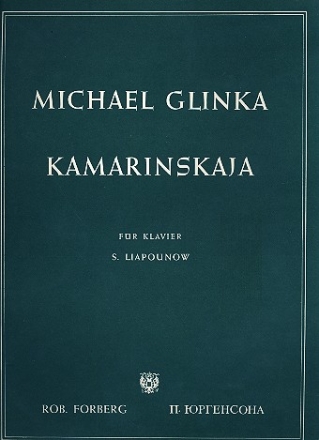 Kamarinskaja fr Klavier