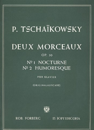 2 morceaux op.10 fr Klavier Originalausgabe