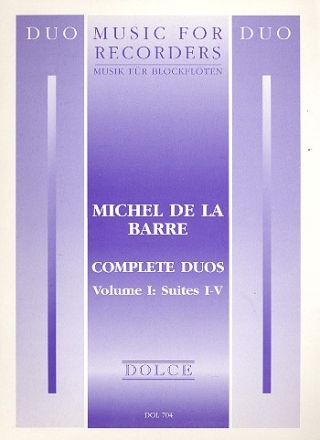 Complete Duos vol.1 (Suites 1-5) for 2 alto recorders