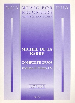 Complete Duos vol.1 (Suites 1-5) for 2 alto recorders