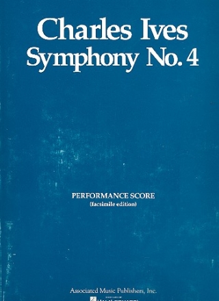 Symphony no.4 for orchestra performance score (facsimile edition)