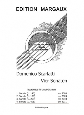 Sonate Nr.4 L491 fr 2 GItarren Stimmen