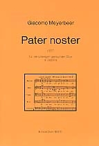 Pater noster fr gem Chor a cappella Singpartitur