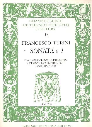 Sonata a 3 for 2 soprano instruments, optional bass instrument and continuo