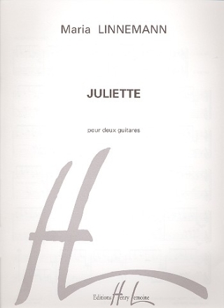 Juliette pour 2 guitares 2 partitions