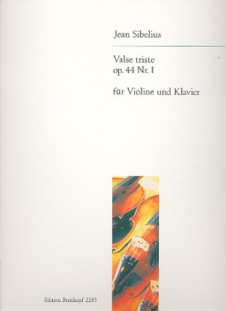 Valse triste op.44,1 fr Violine und Klavier